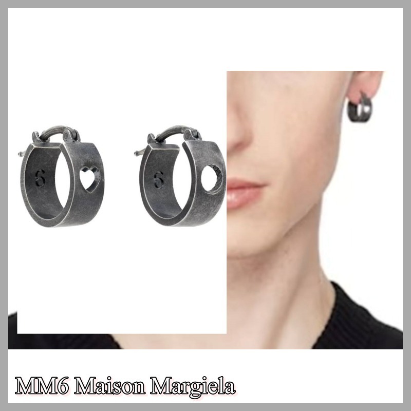 【MM6 Maison Margiela】シルバーIndustrial ピアス（送料込み）