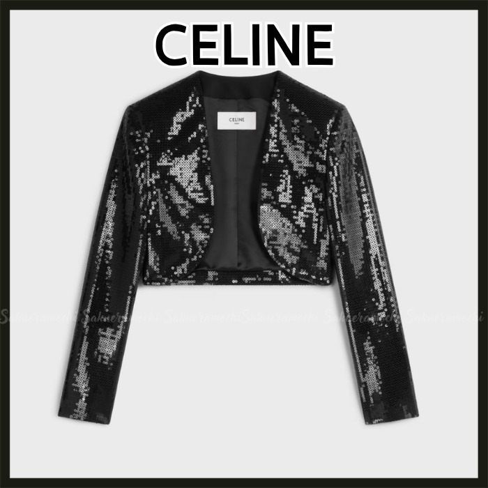 【CELINE】日本未入荷！lady's スパンコール ジャケット
