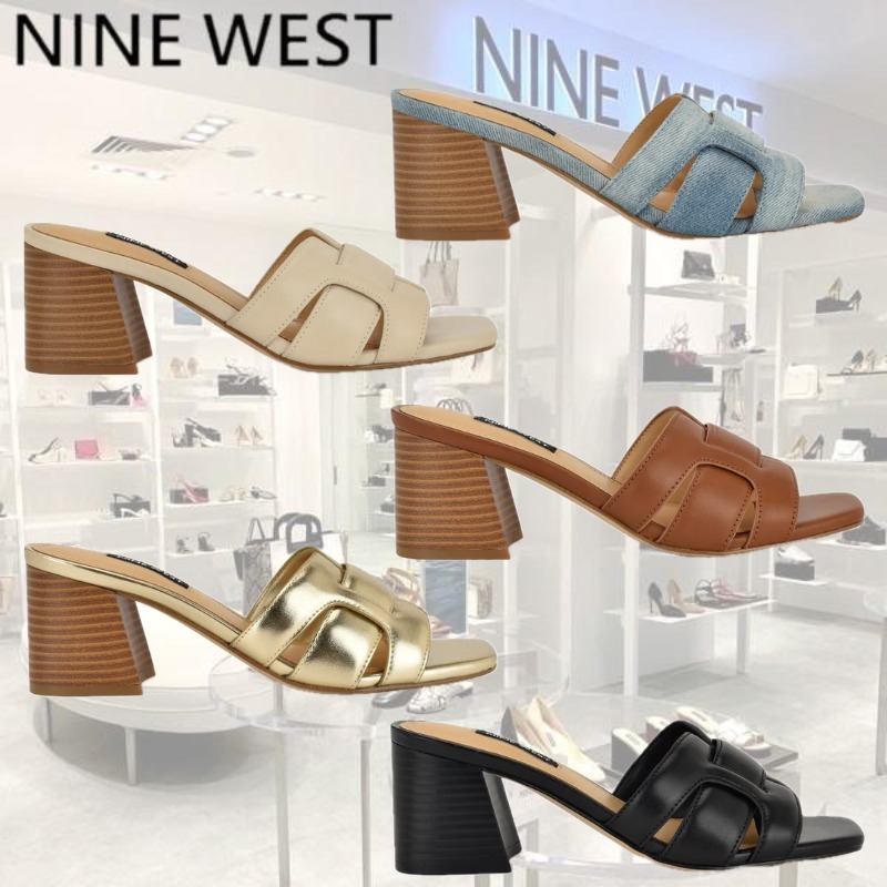 【NINE WEST】Gelare ブロックヒール サンダル