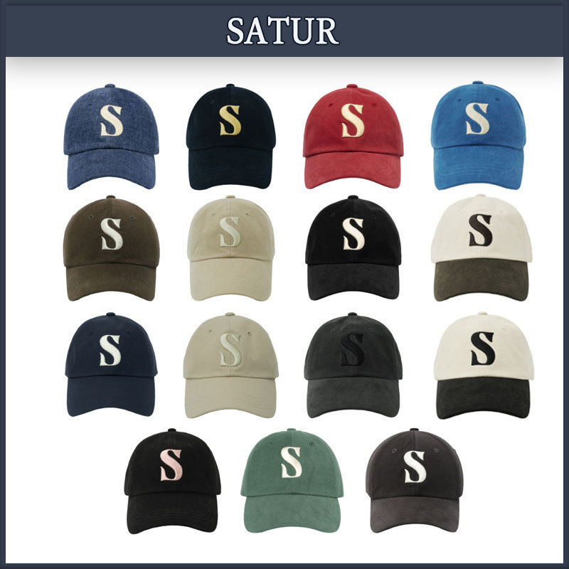 【SATUR】★ヴィンテージ カジュアル ベースボールキャップ 15色
