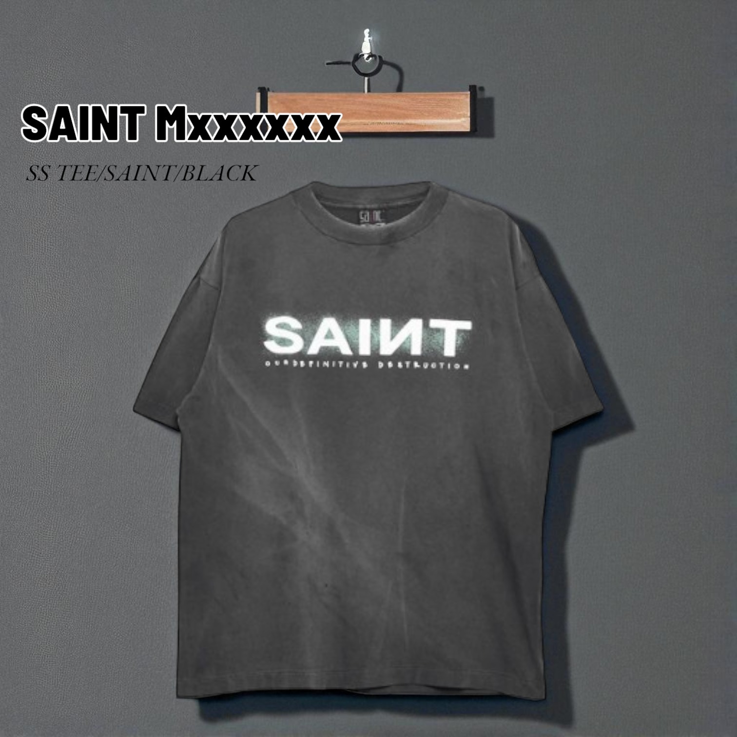 【SAINT Mxxxxxx】 SS TEE Tシャツ 半袖 SAINT