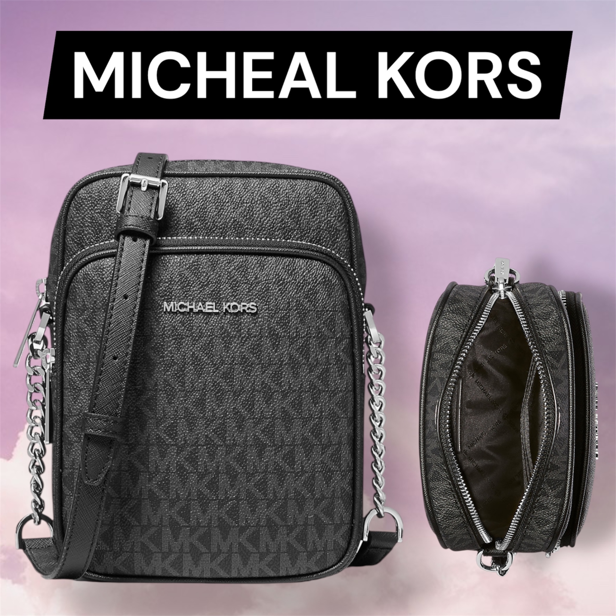 【Michael Kors】ロゴクロスボディバック