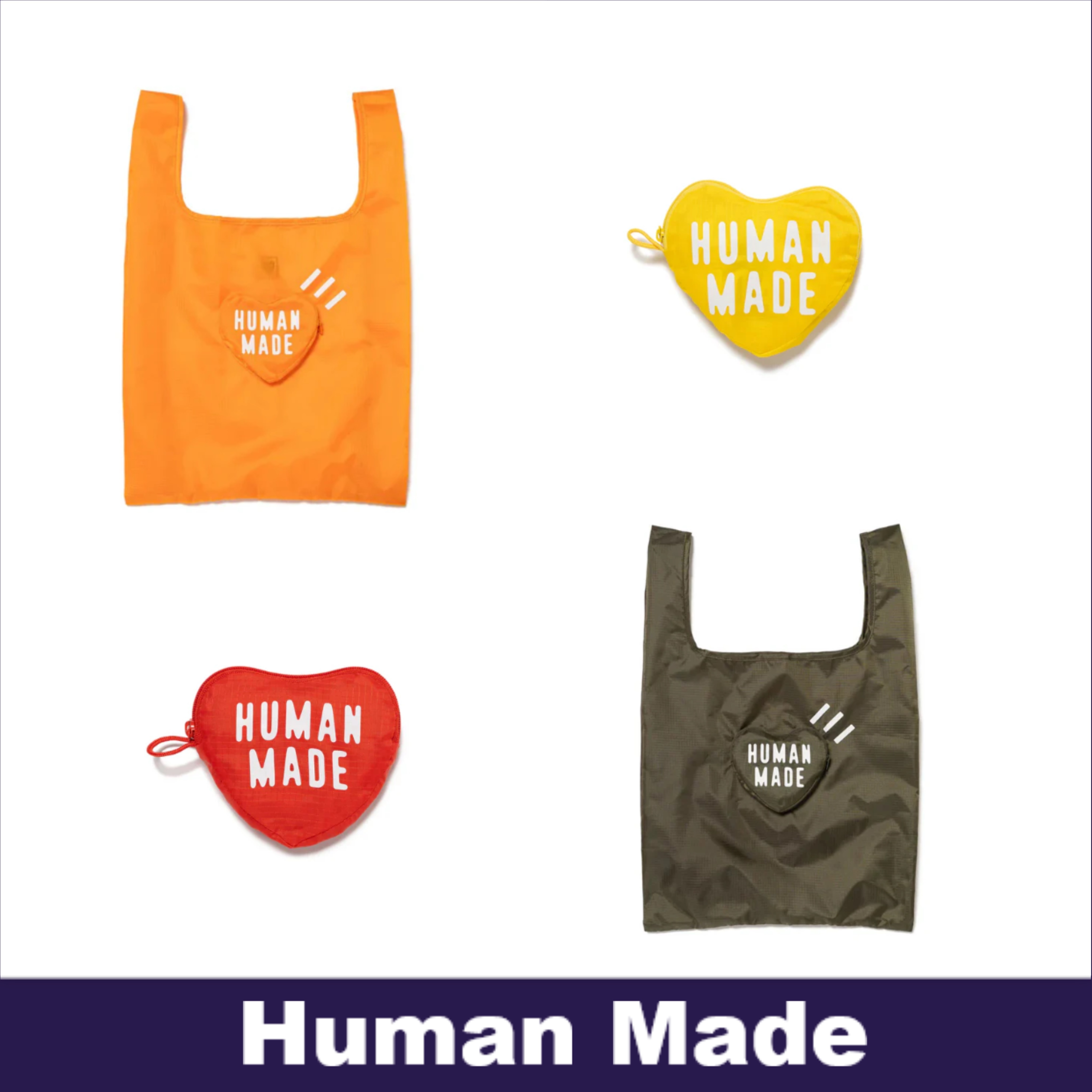 Human Made【カジュアルスタイルに☆Heart Shopper Bag】