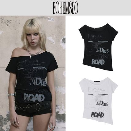 Bohemian Seoul tシャツ　ブラック BOHEMIAN SEOUL] RELAXED FIT PK T-SHIRT, BLACK 正規品 韓国