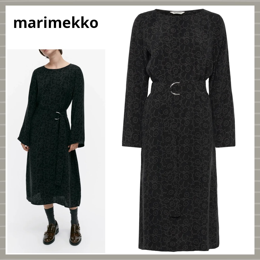 marimekko◆Tyvari Piirto Unikko ワンピース