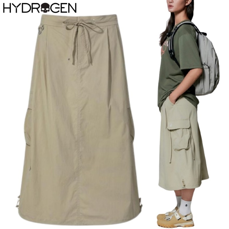 Hydrogen(ハイドロゲン)ツーポケット パラシュート スカート 2色
