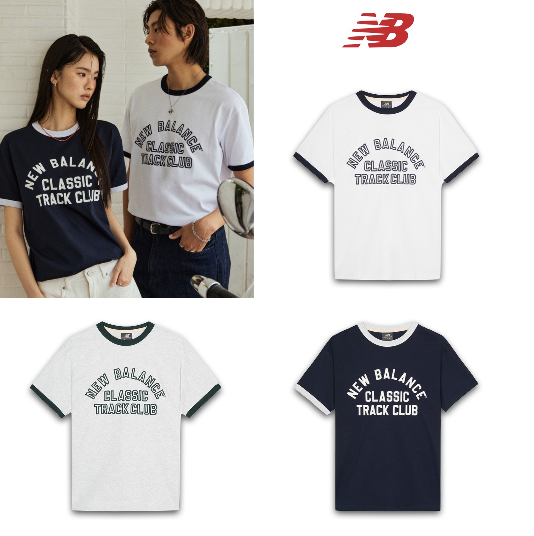 [日本未入荷]★NEW BALANCE★TRACK CLUBリンガー冷感半袖Tシャツ