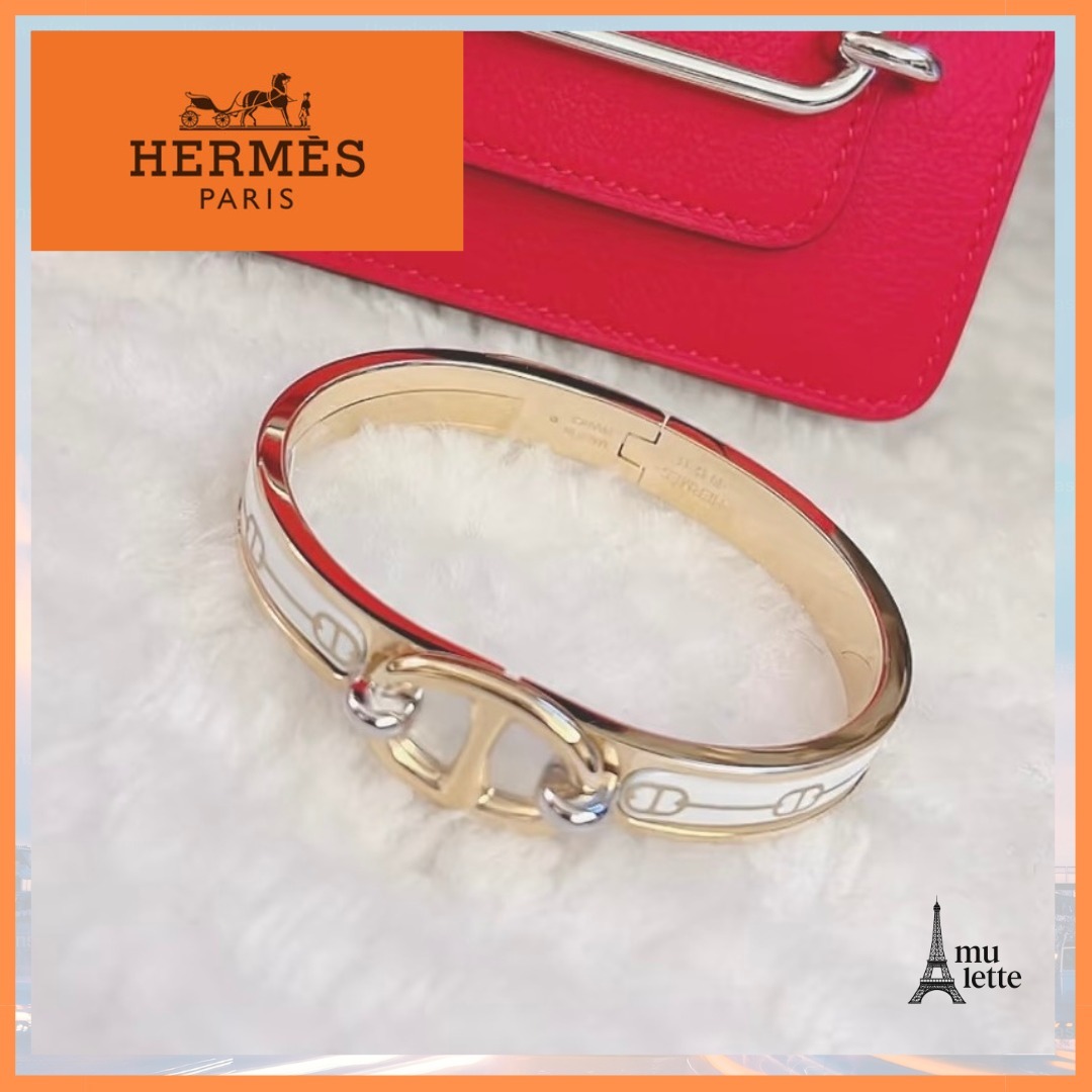 美しいエナメル！【HERMES】ブレスレット vntg-hermes-5