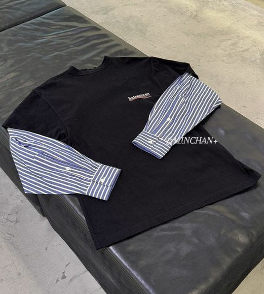 【BALENCIAGA】Political Campaign Layered T-Shirts Tシャツ