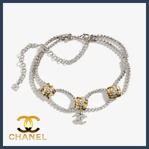 【煌めきが主役級♡】CHANEL ラインストーンチョーカー