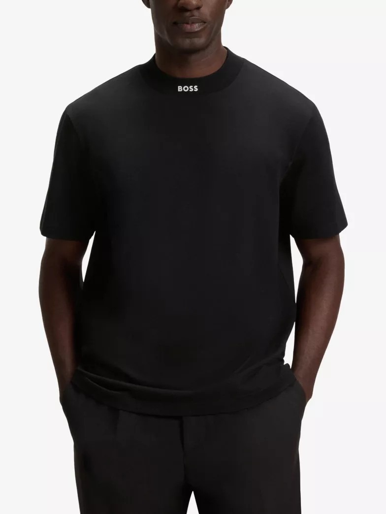 《シンプルに魅せる》HUGOBOSS 半袖 ストレッチコットン Tシャツ