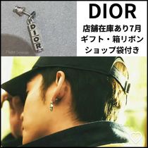 シックに揺れる♪ メンズ DIOR 片耳用 キューブ ピアス