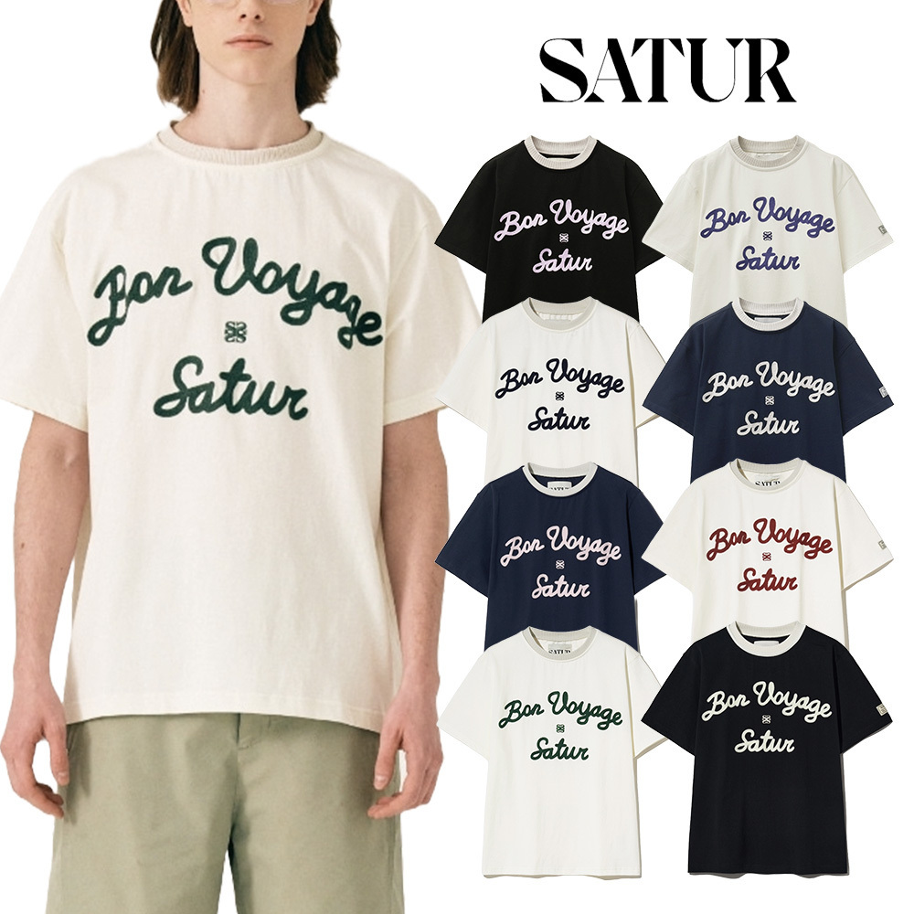 【SATUR】SATUR LOGO VOYAGE T-SHIRT