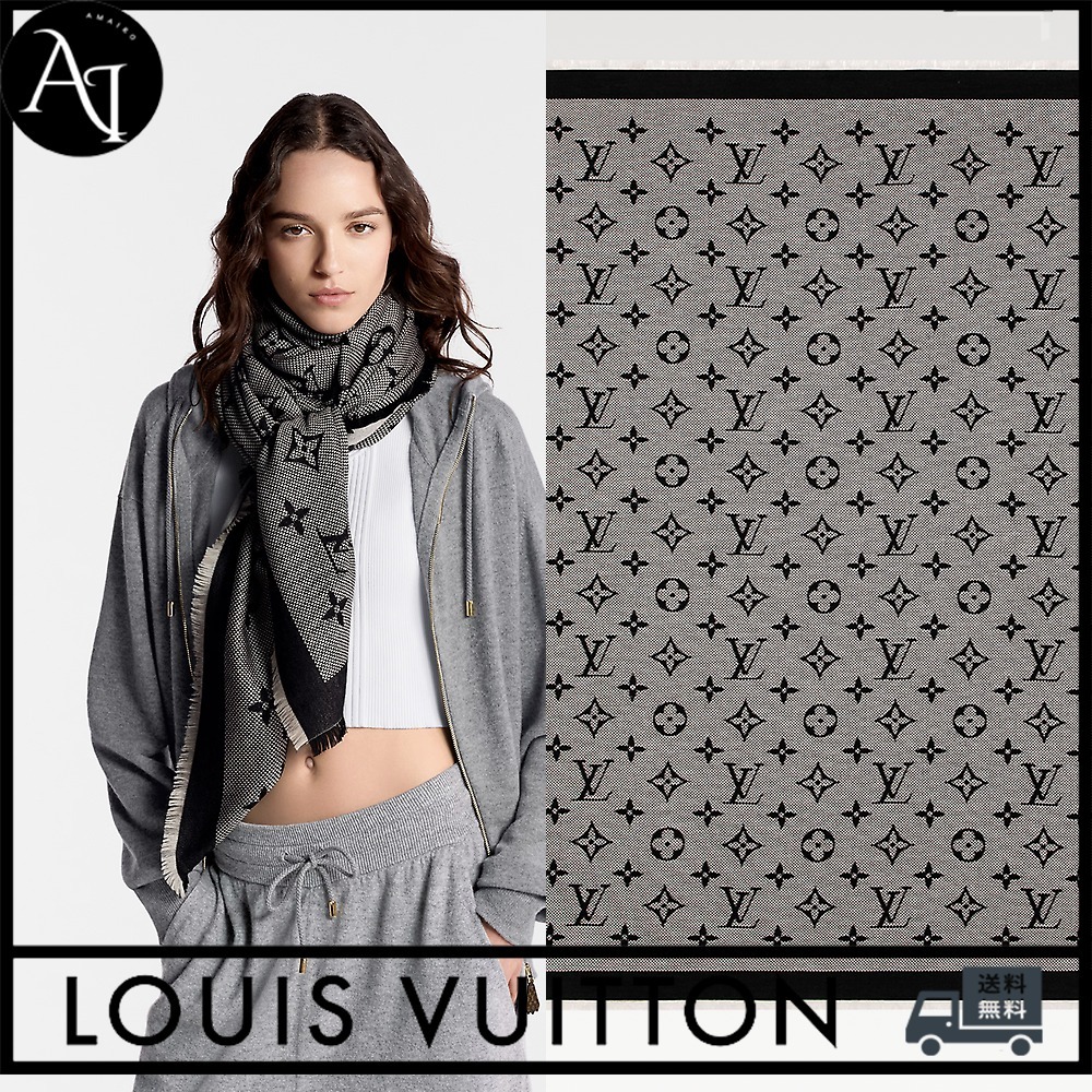 [SALE]ヴィトン Vuitton ショール・モノグラム ネオ ナット