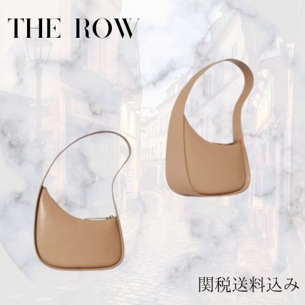 【The Row】Half Moon レザー バッグ ベージュ