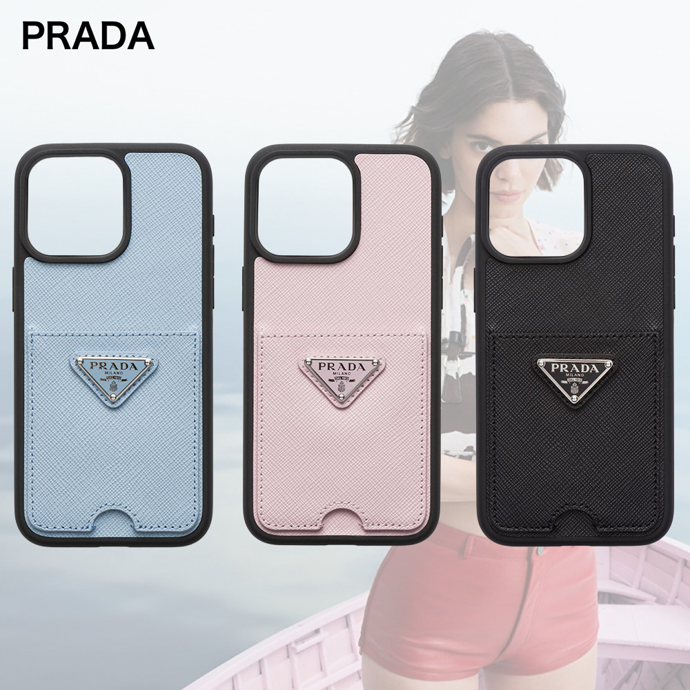 【希少】PRADA iPhone 15 Pro Max サフィアーノレザーカバー 3色