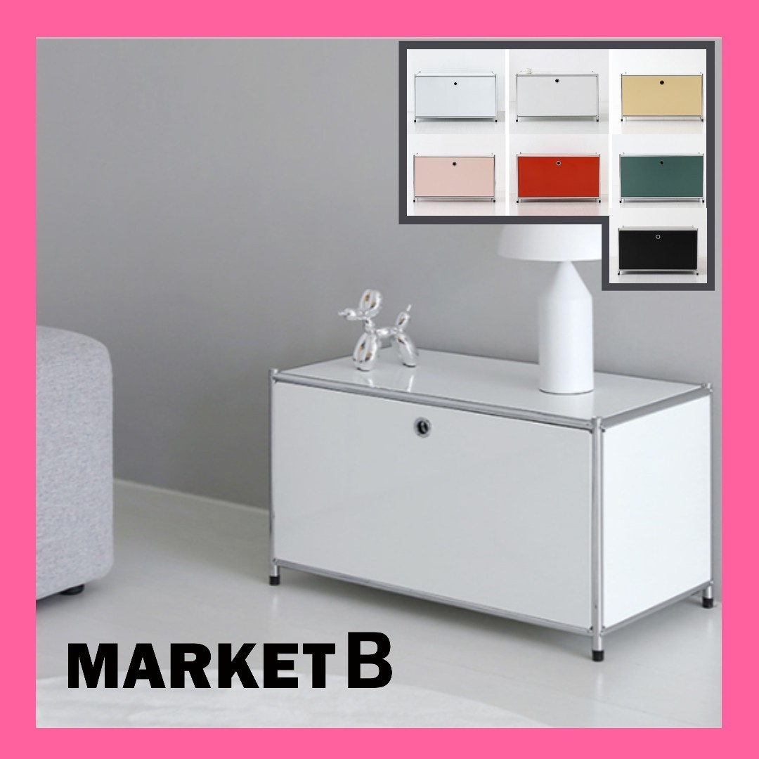[MARKET B] SIMPLE サイドテーブル 1段 SIDE TABLE 7色 BC012