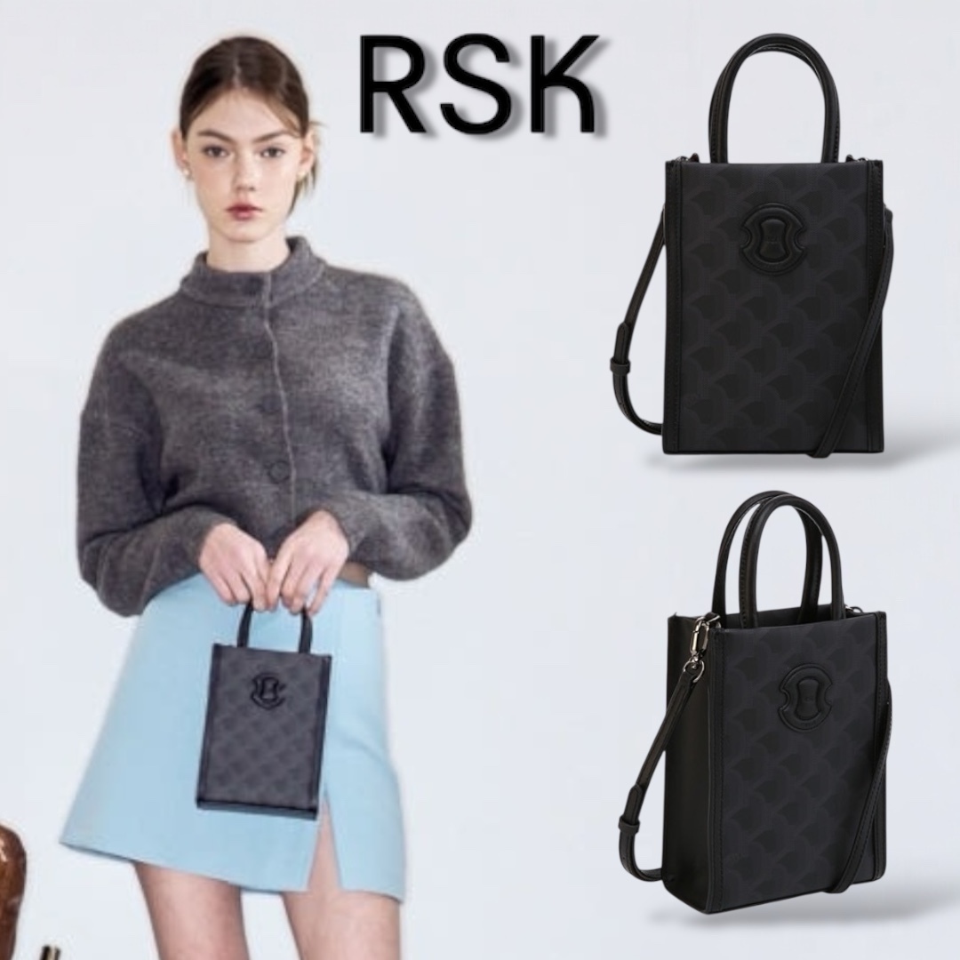 【ROSA.K】SOPHIS MONOGRAM TOTE_ASH BLACK ☆送料関税込み☆