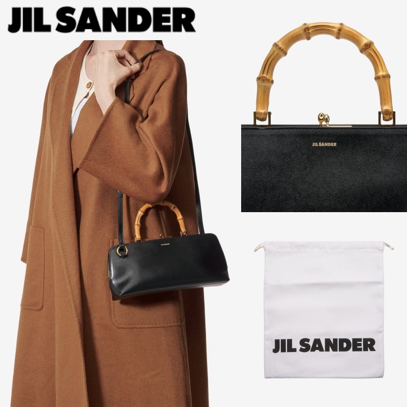 ★Jil Sander★Small Goji Bamboo Strap Shoulder Bag J07ZH0042