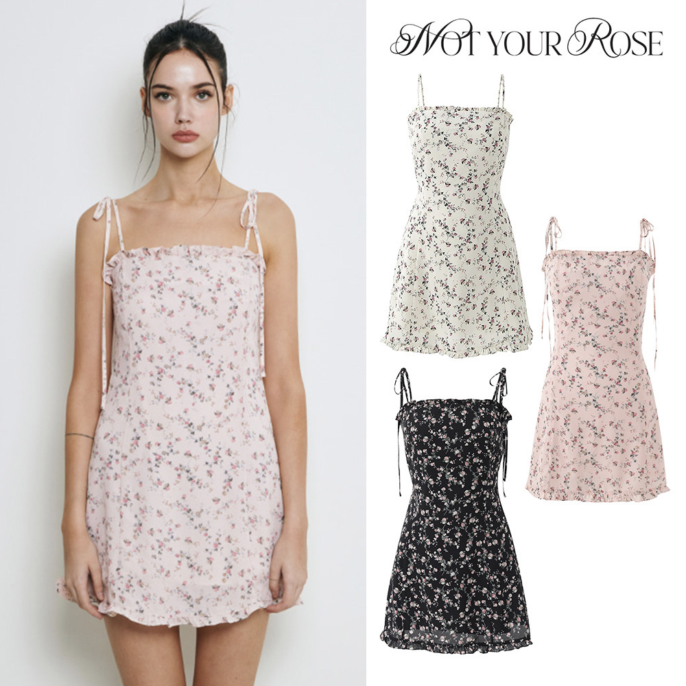 【NOT YOUR ROSE】FRILL MINI DRESS ☆AESPAカリナ着用☆