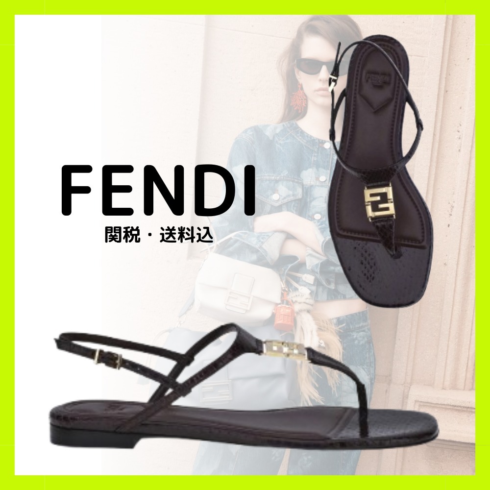 新作☆【FENDI】FFoldサンダル