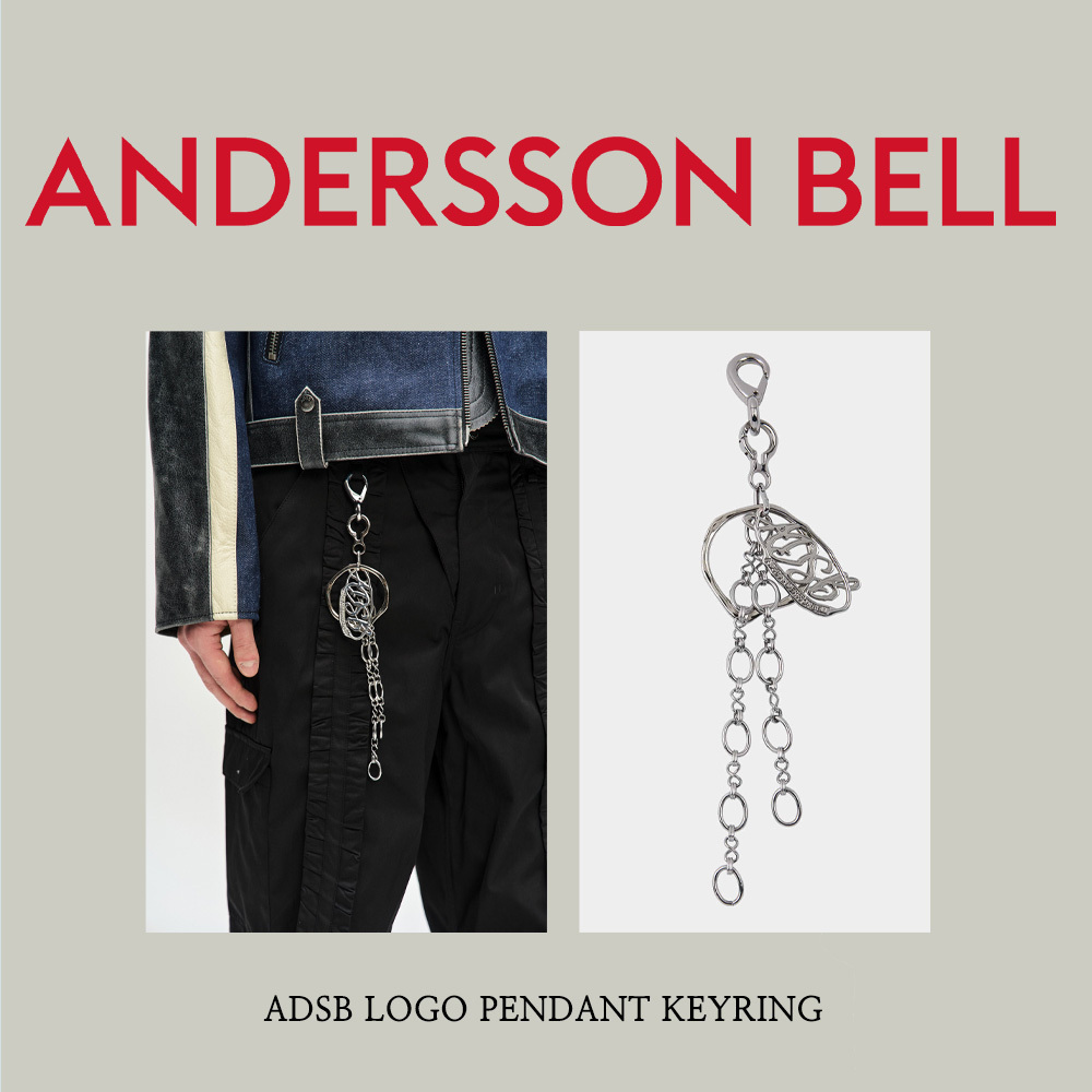 【Andersson Bell】 ADSB LOGO PENDANT KEYRING