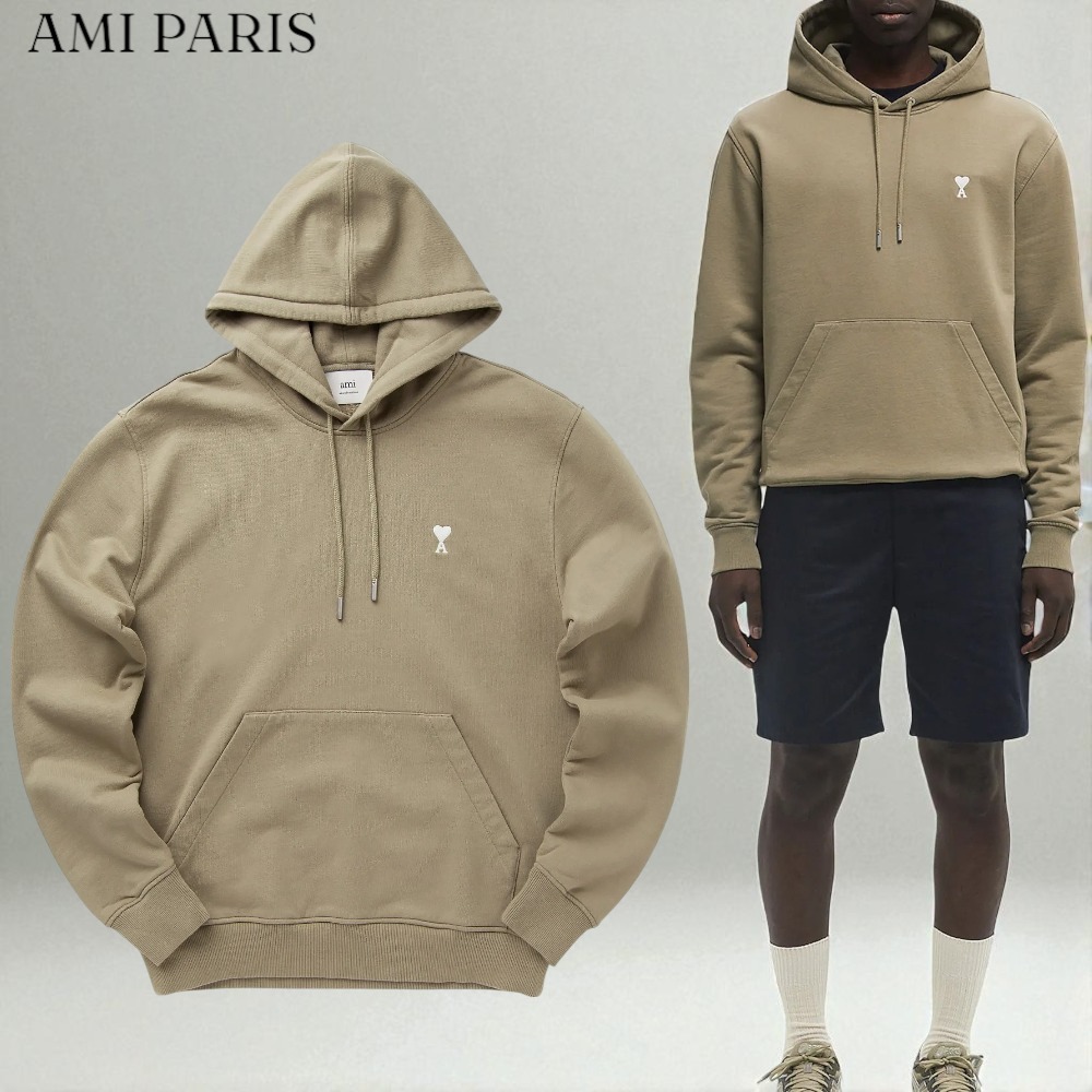 関税込☆AMI PARIS☆クラシック アミ ドゥ クール フーディ539