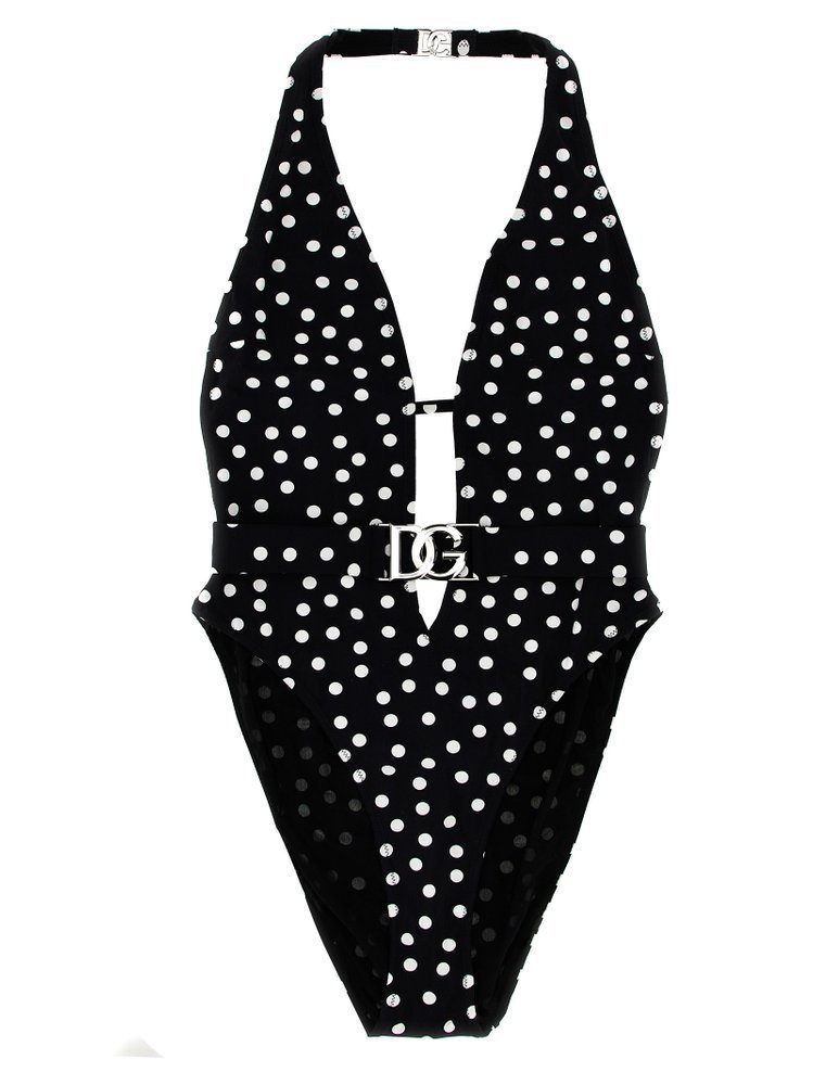 DOLCE & GABBANA 水着 ワンヒス ホルカトットフリント