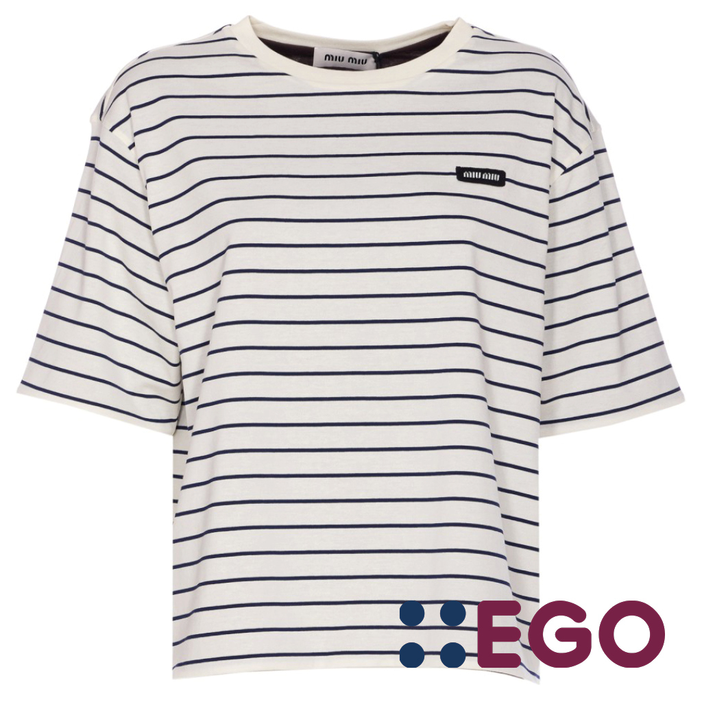 Tシャツ・カットソー STRIPED LOGO T-SHIRT