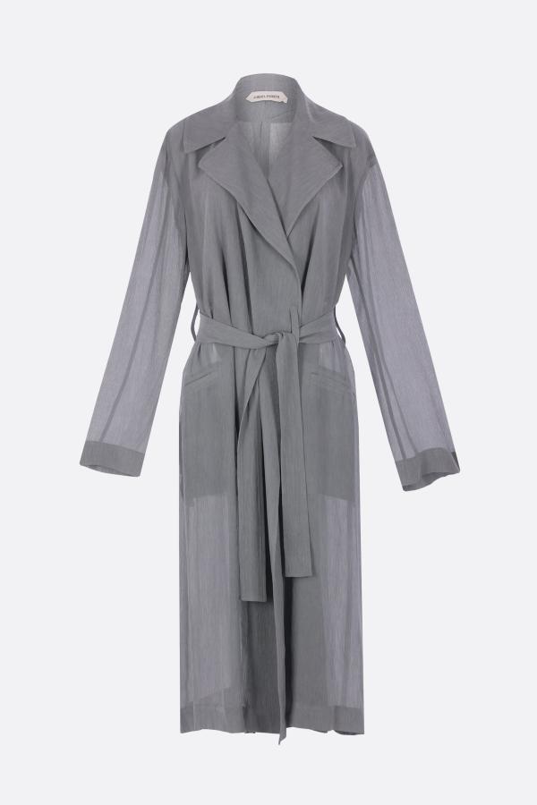 トレンチコート A FERRETTI CREPONNE TRENCH COAT