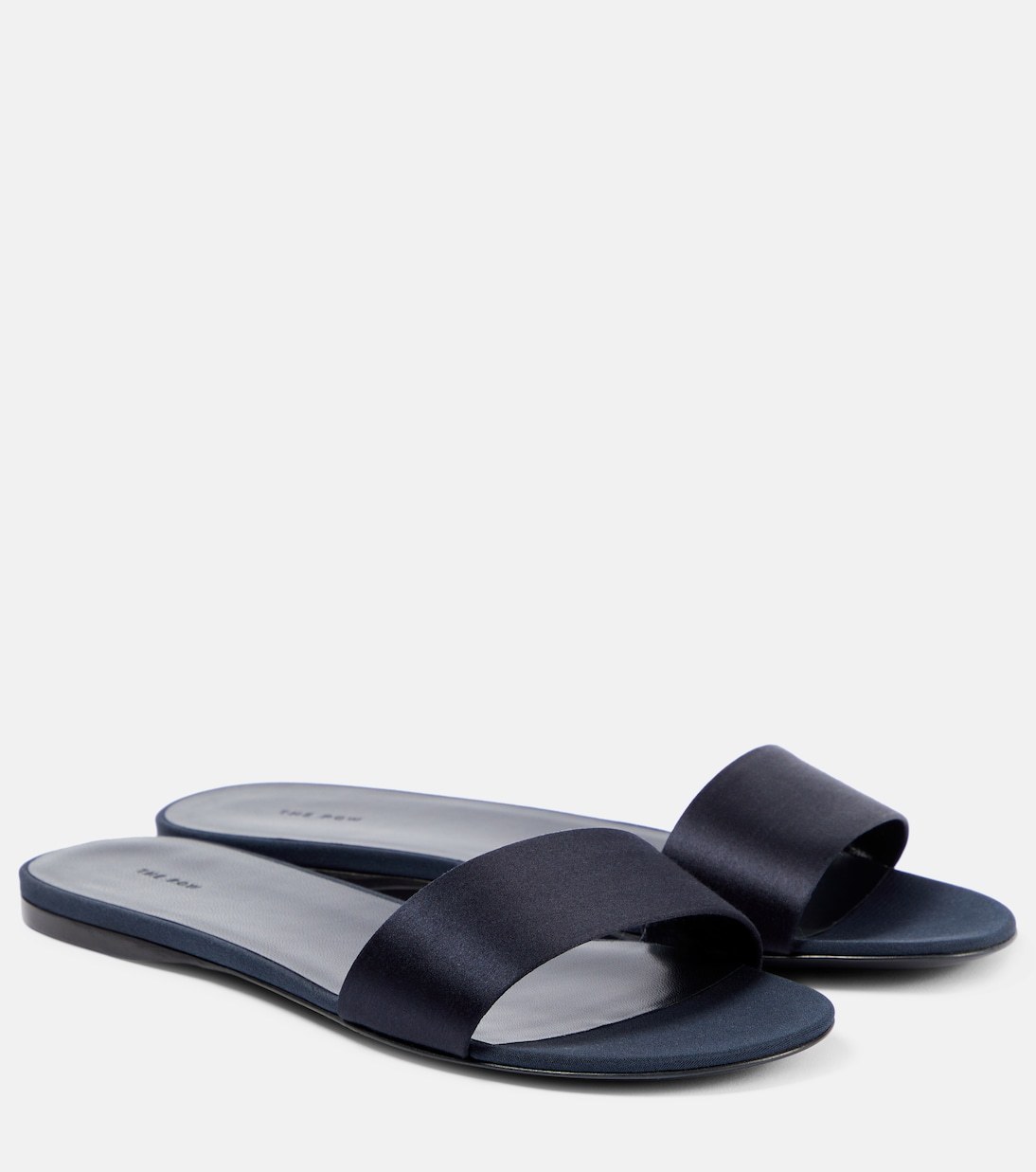 サンダル・ミュール The Row Combo satin slides