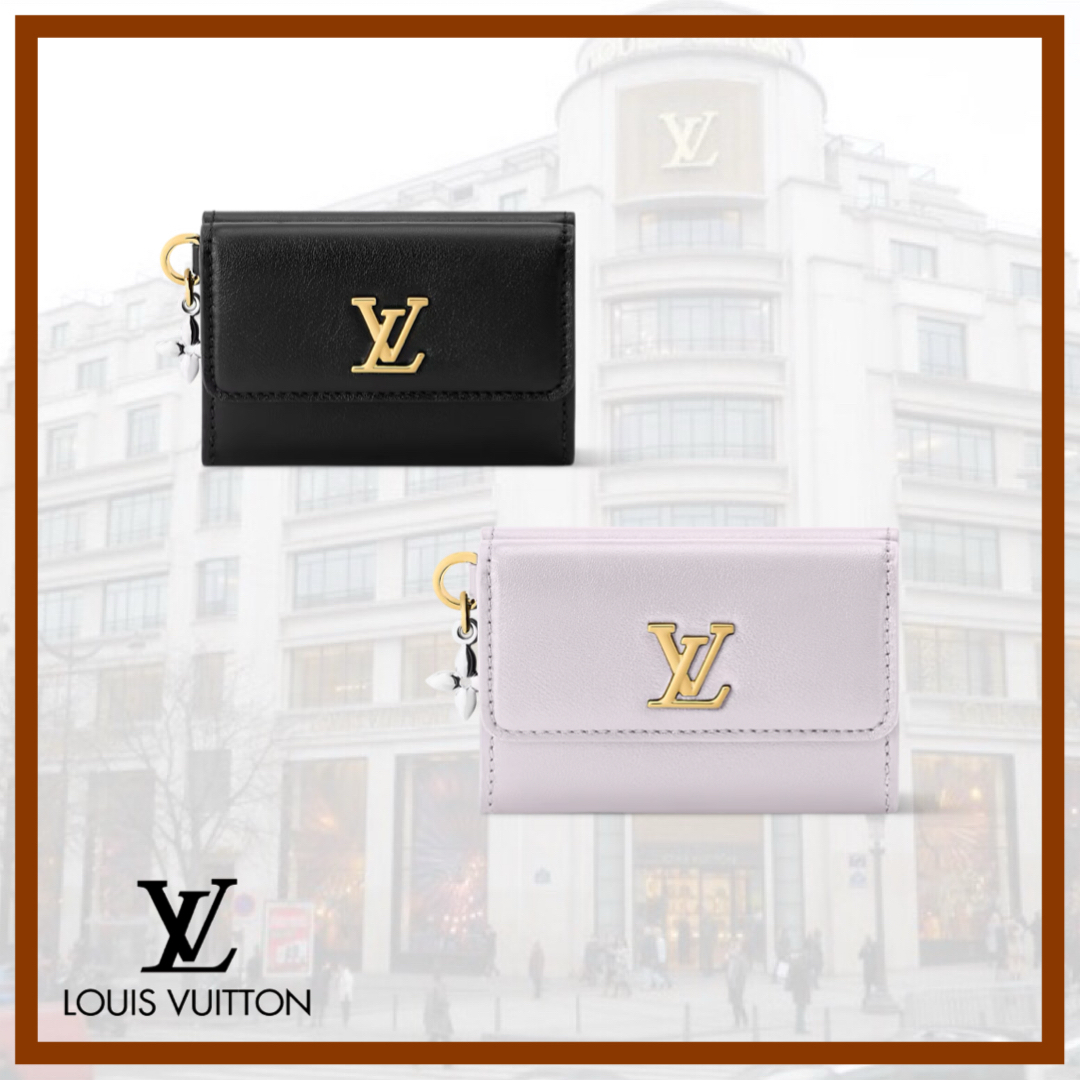 【国内発送】ミニ トリフォールド ウォレット・LV ブルーム