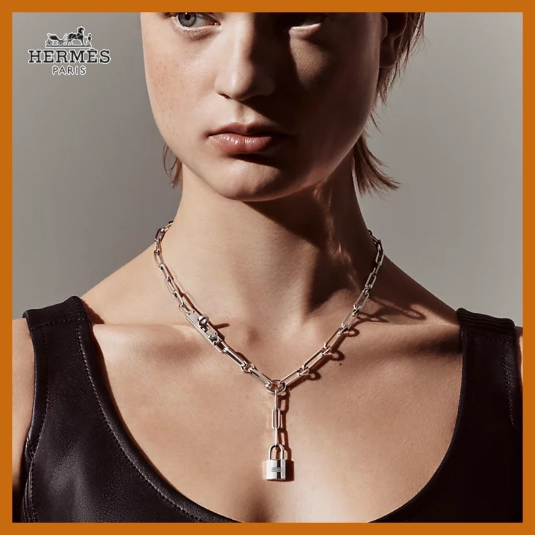 個性溢れる【HERMES】ケリーチェイン ネックレス