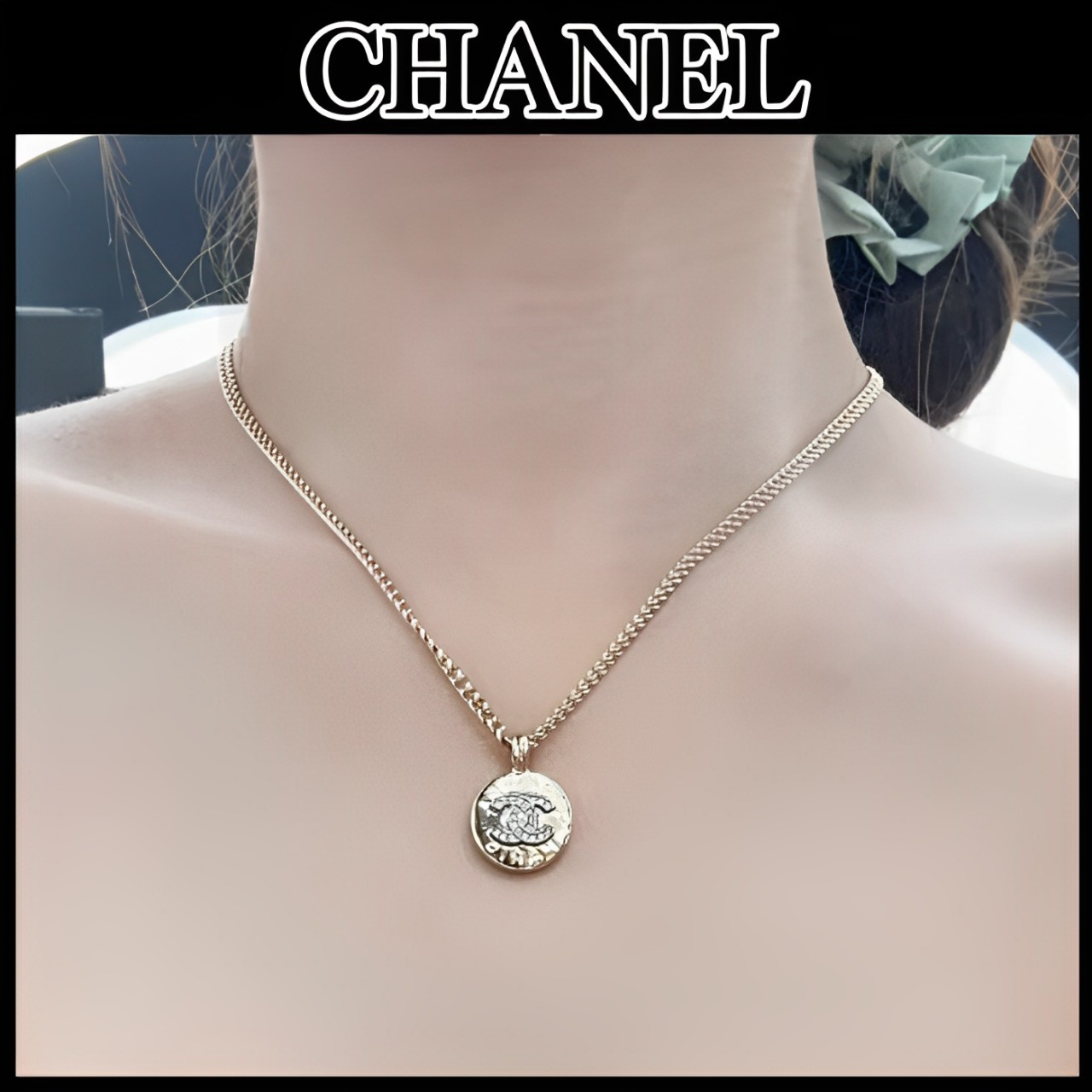 ◆上品な輝き◆CHANEL ネックレス ペンダント CCマーク スモール