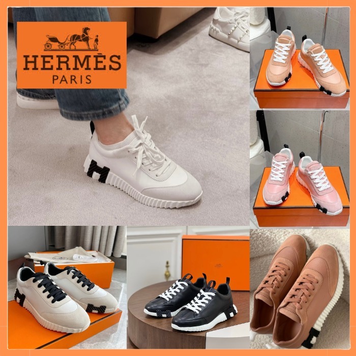 【ユニセックスで軽量☆】HERMES バウンシング スニーカー