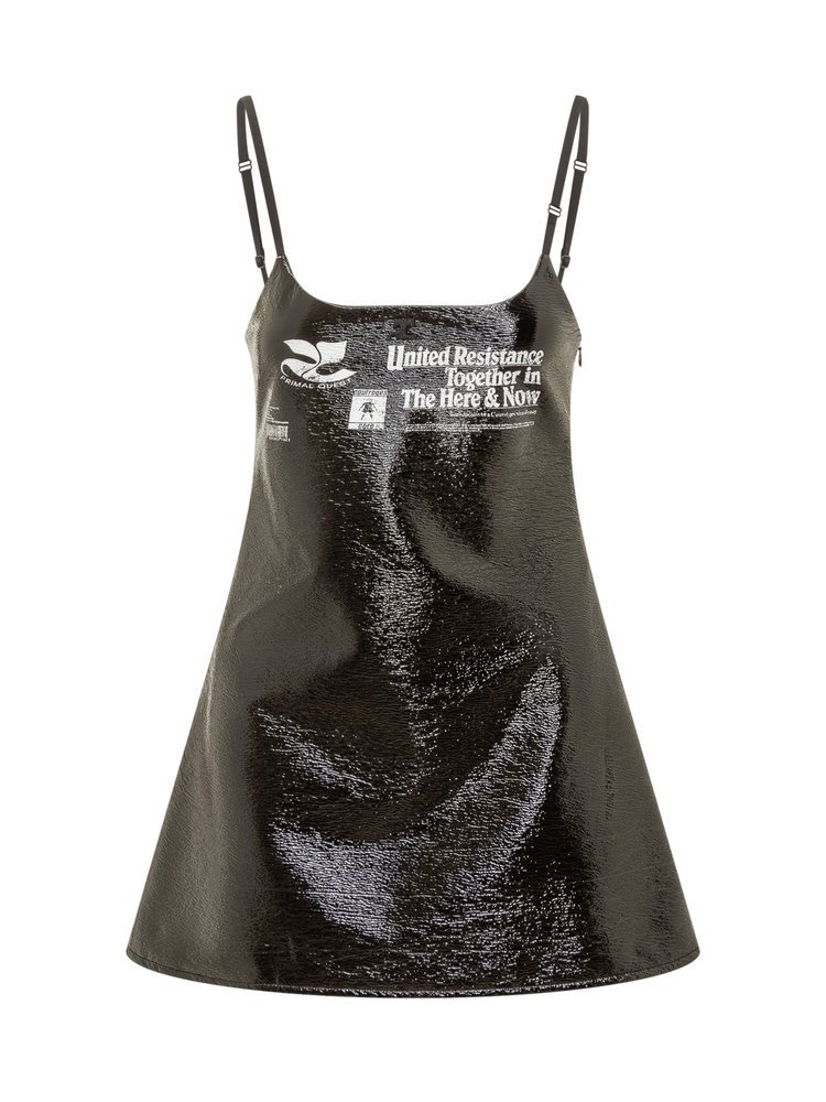 COURREGES クレシュ レシスタンス ヒニル ミニ スリッフ トレス