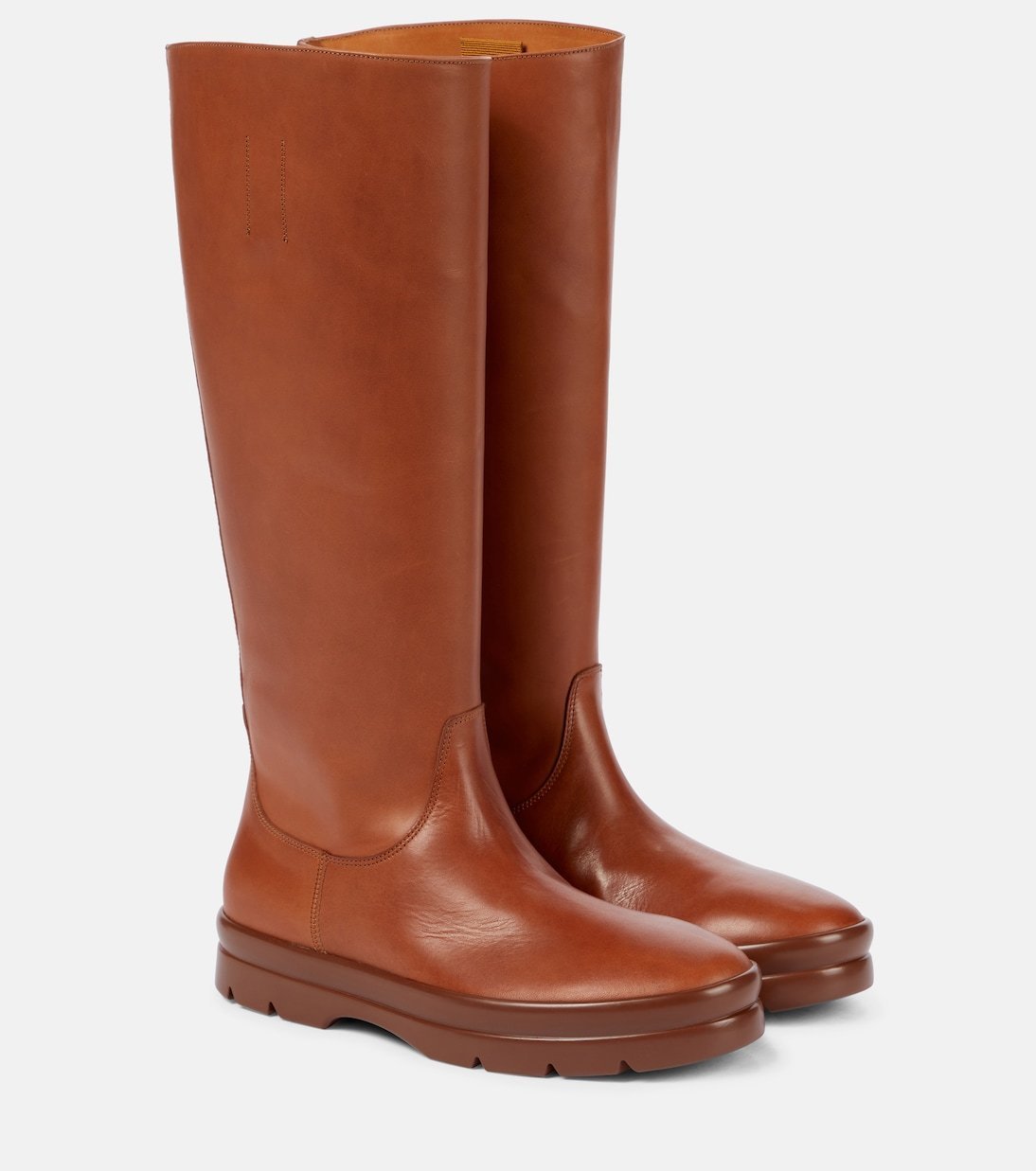 ロングブーツ The Row Billie knee-high leather boots