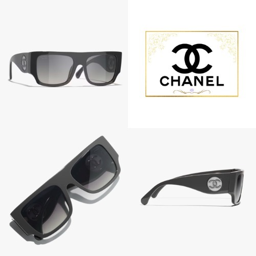 ギフトにも最適☆【CHANEL】スクエアサングラス グレー