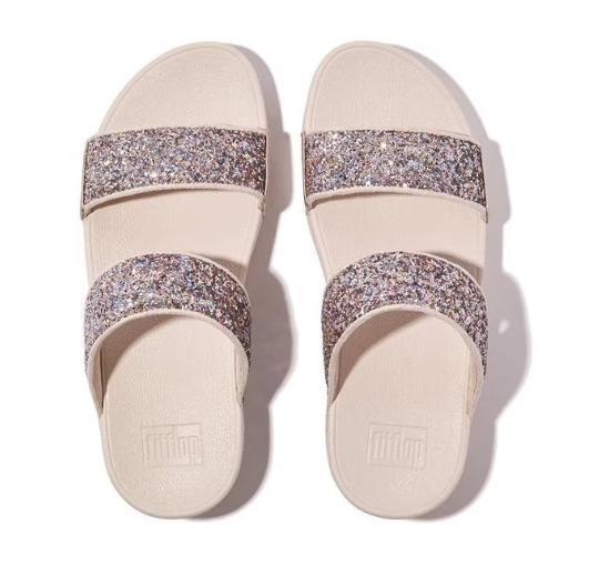 Fitflop Lulu 2 Bar Glitter サンダル