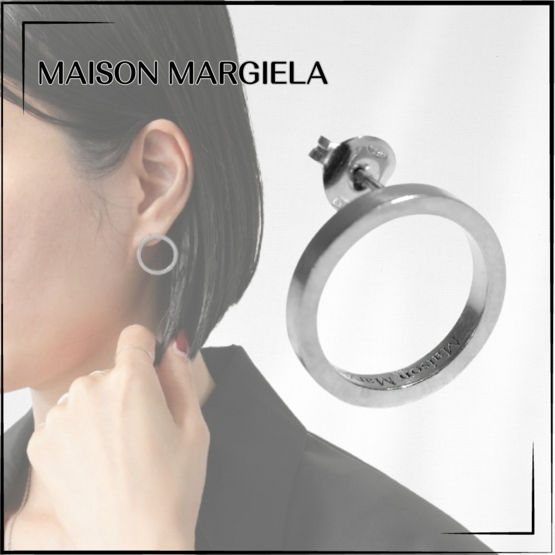 【MAISON MARGIELA】関税込☆刻印入りフープ 片耳 ピアス