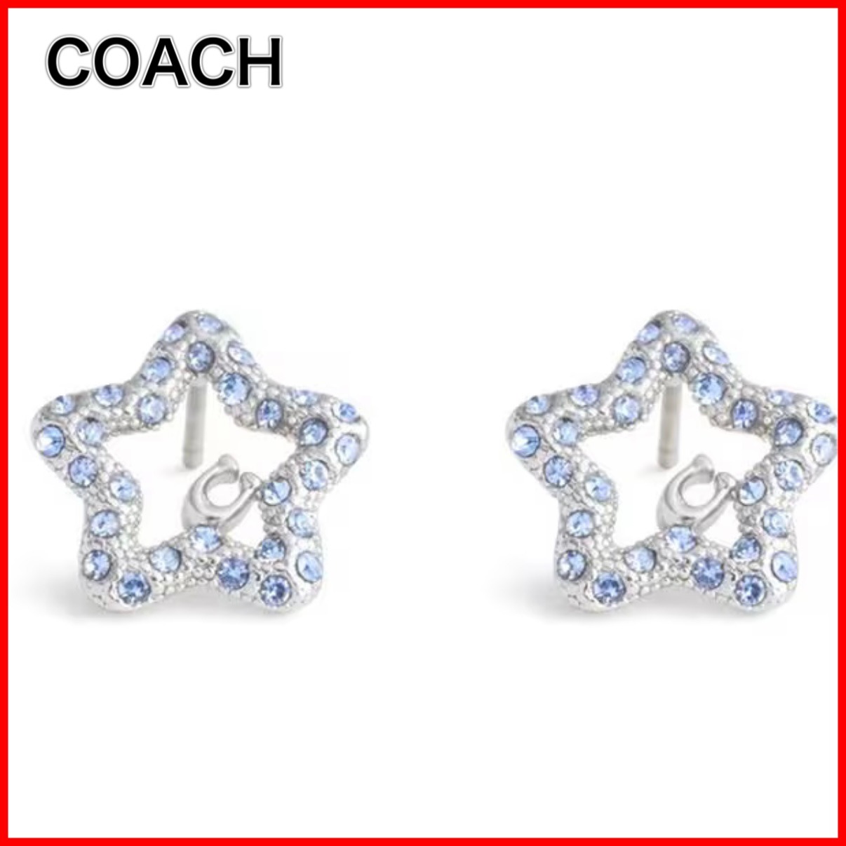 ★海外限定★【COACH】PV STAR ERNG LD99 ピアス