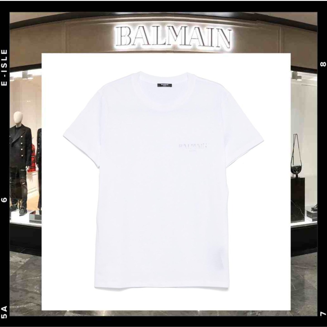 希少【BALMAIN】バルマン ジェルロゴ Tシャツ