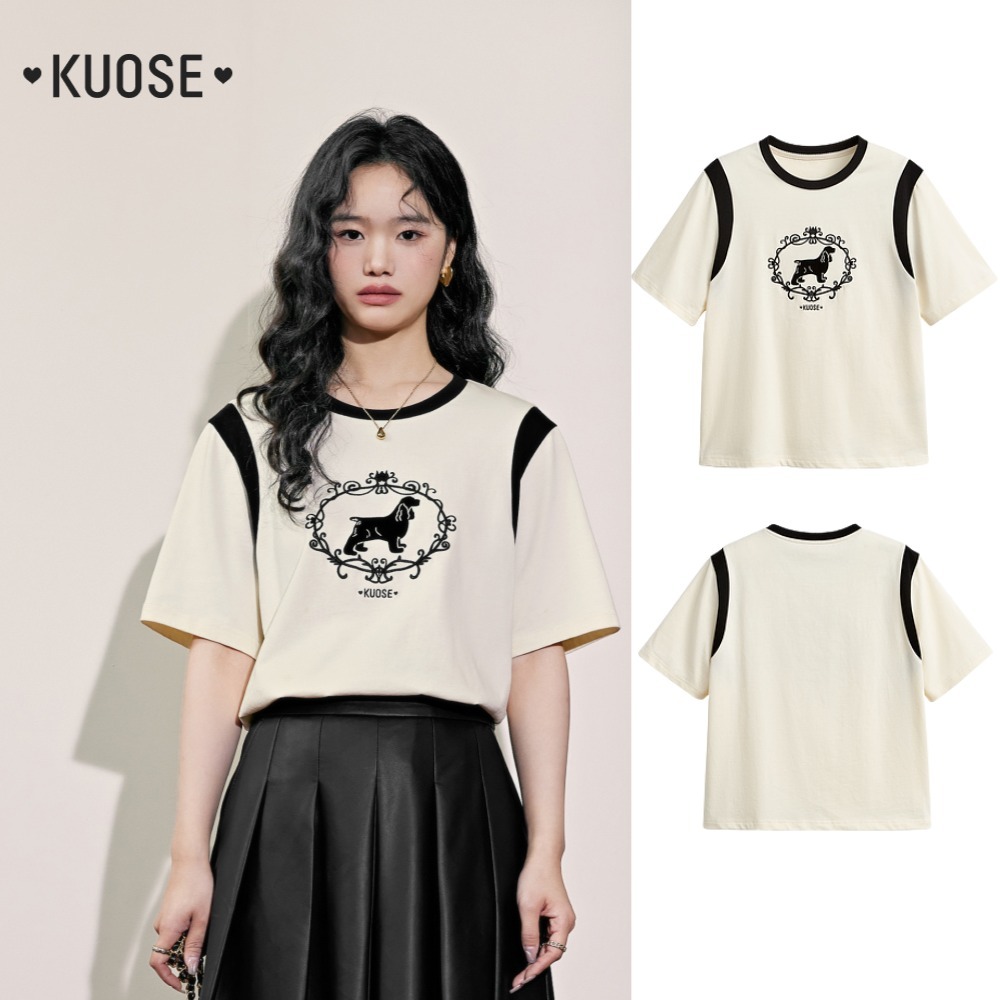 日本未入荷 KUOSE★ヴィンテージドッグプリント