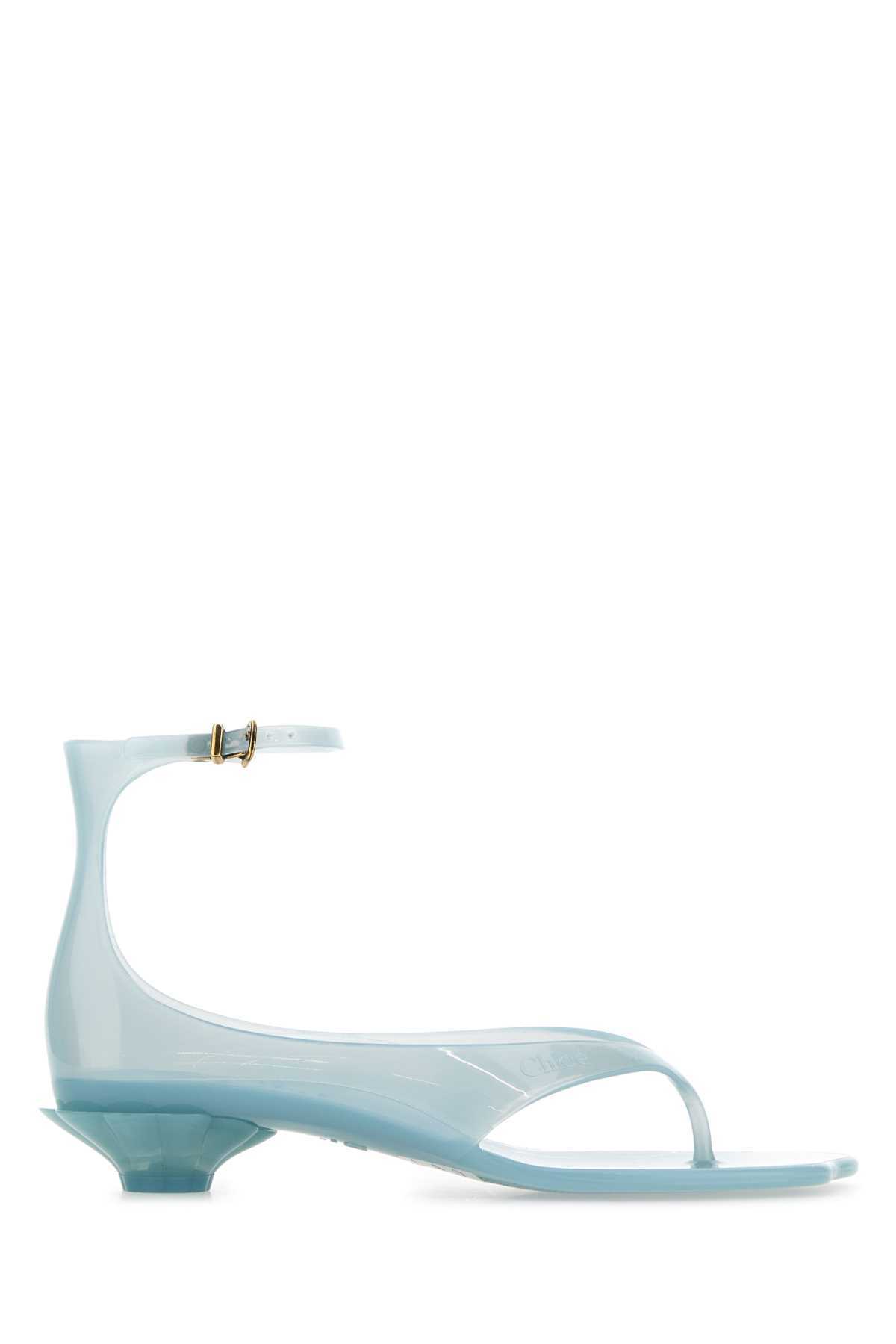 サンダル・ミュール CHLOE Pastel Light-Blue Tpu Chlo?? Jelly Thong Sandals