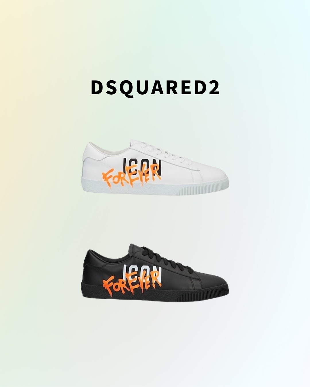 完売間近【関税送料込】DSQUARED2  レザースニーカー