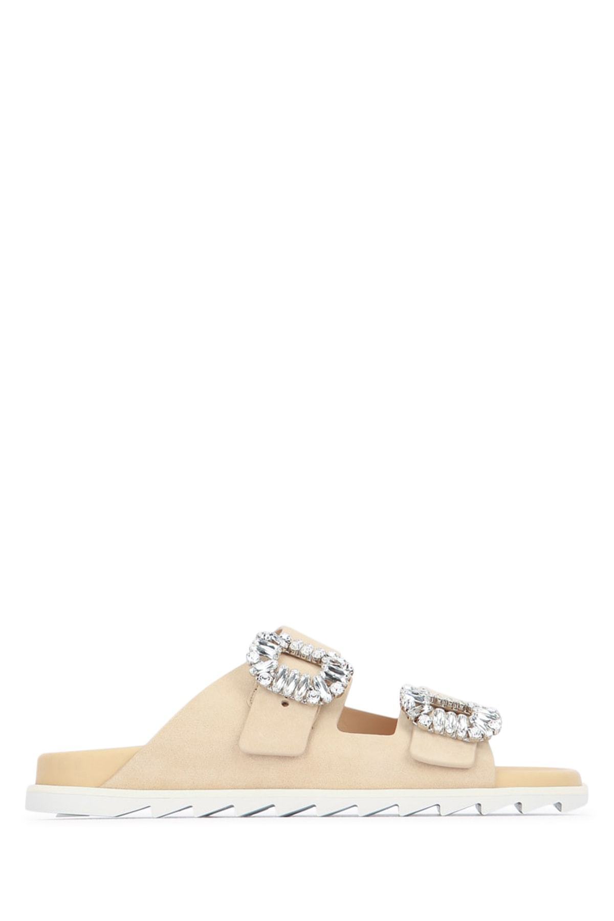 サンダル・ミュール ROGER VIVIER Slidy Viv Strass Buckle