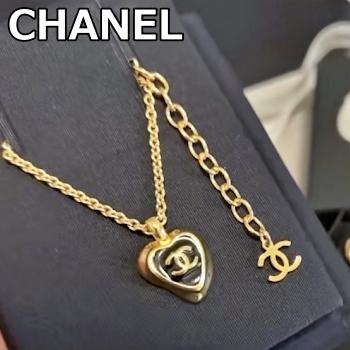 ◆新作 CHANEL】シャネル ハート CCロゴ ネックレス ペンダント
