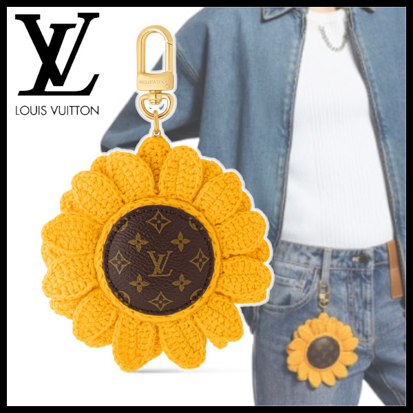 Louis Vuitton☆バッグチャーム・サンフラワー クロシェ