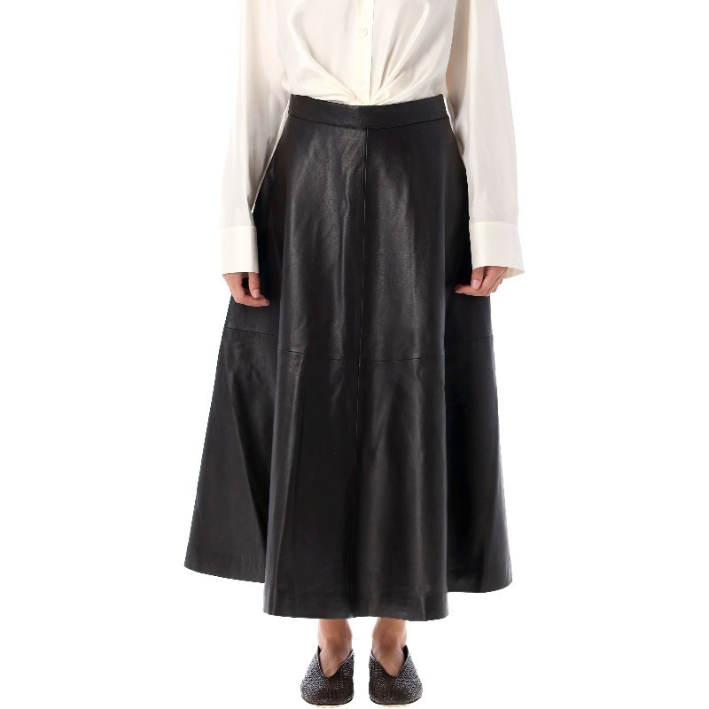 スカート ROHE FW25 LEATHER MIDI SKIRT (41632239 204)