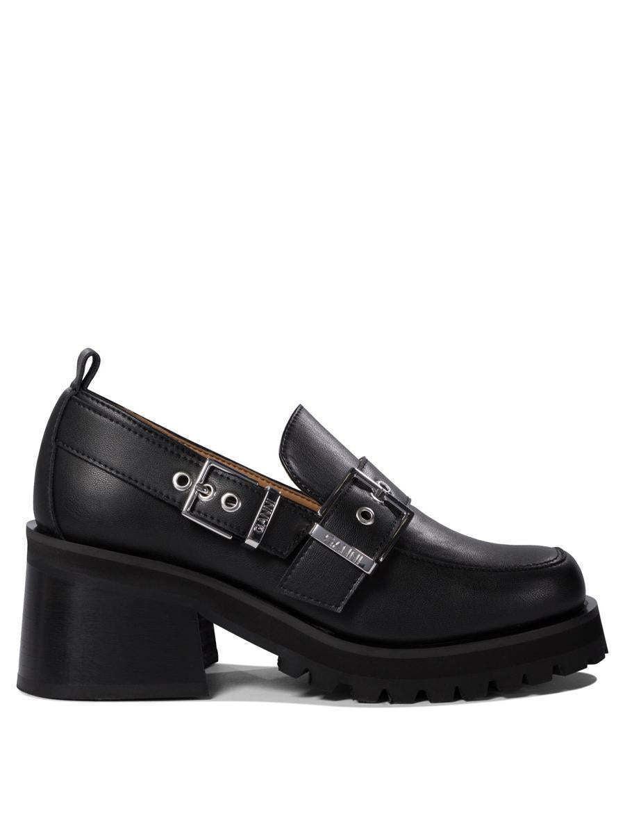 【関税＆送料込み】Ganni Loafers With Platform And Buckle